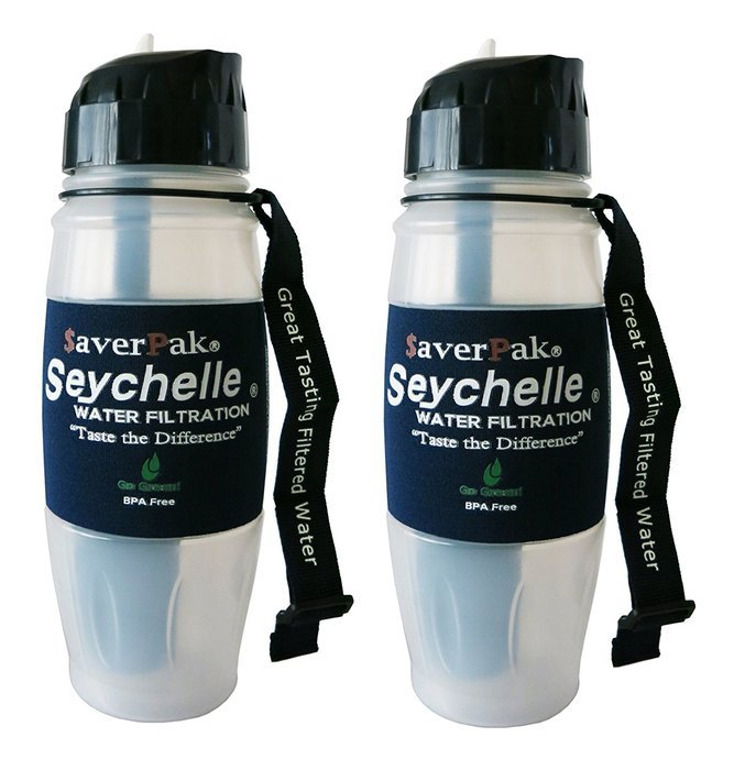 $averPak Single - Includes 1 Seychelle 28oz Flip Top Filter Bottle with the ADVANCED Filter N3