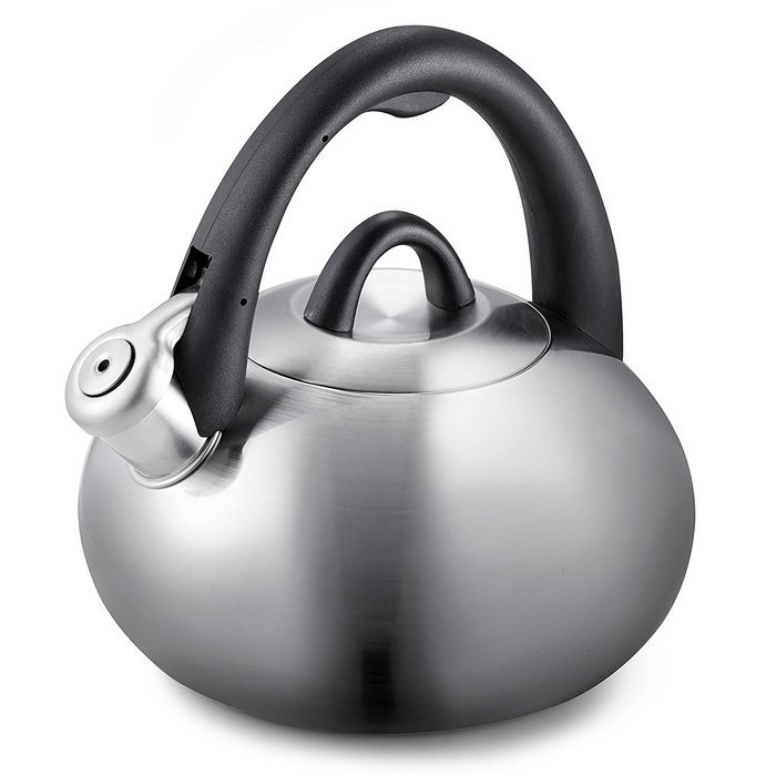 Calphalon 2-Quart Stainless Steel Tea Kettle with Whistle N8