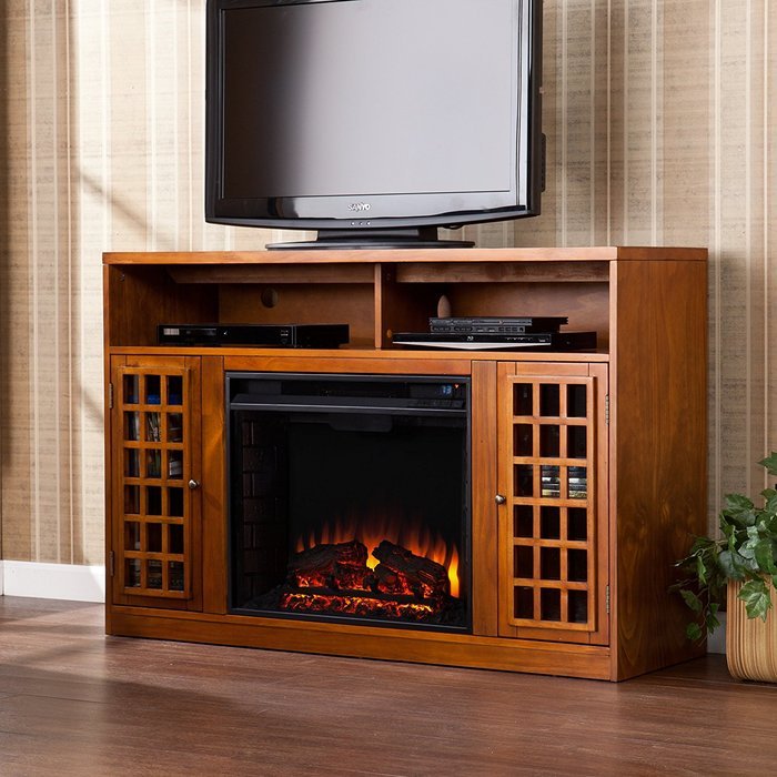 Narita Media Electric Fireplace - Espresso N11