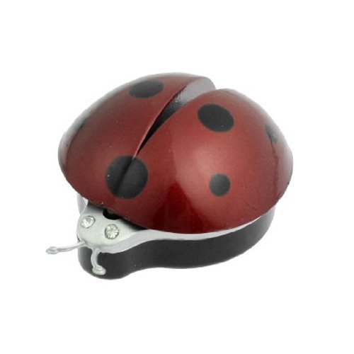 Sonline Car Air Vent Ladybug Design Fragrance Purifier Freshner Dark Red N2