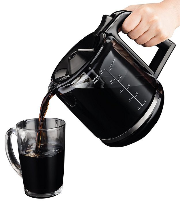 KRUPS XB1220 Replacement Carafe Compatible with EC311 EC313 EC314, 12 Cup, Glass