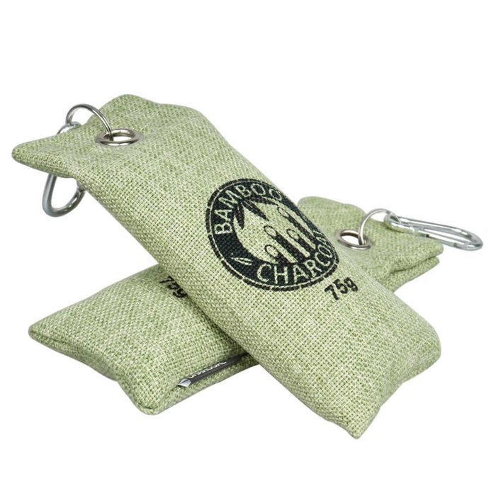 Kicada Bamboo Charcoal Air Purifying Bag Odor Eliminator 75g Pack of 2 N2