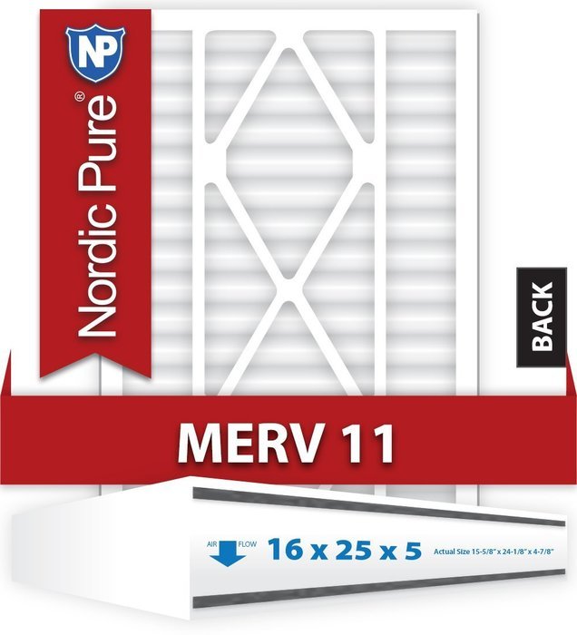 Nordic Pure 16x25x5ABM11-1 Merv 11 Air Bear Replacement