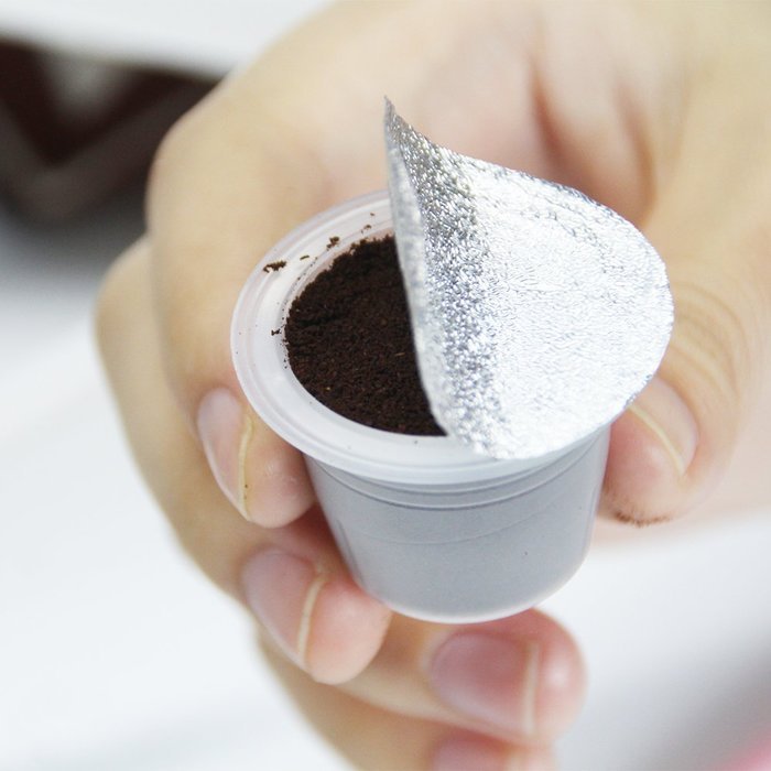 RECAPS Empty Nespresso Coffee Capsule Disposable Nespresso Capsules (240pcs) + Self Adhesive Aluminium Sticker...