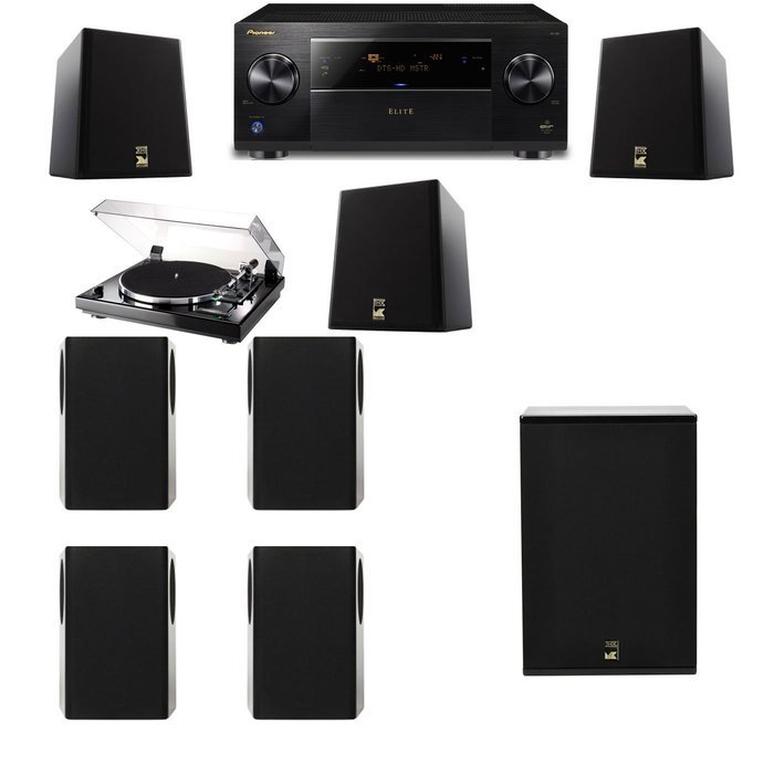 M&K Sound S150II Loudspeaker 7.1 Thorens TD-240-2 X12 Pioneer Elite SC-89