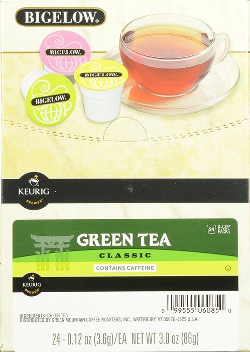 Bigelow K-Cup Portion Pack for Keurig Brewers, Green Tea, 24 Count N48