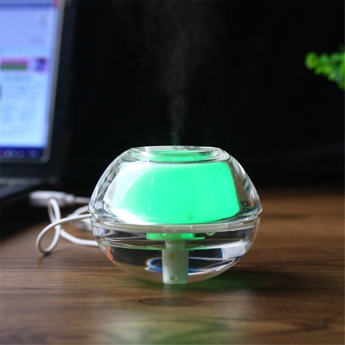 Life Taste Portable Mini Air Humidifier - Best Ultra-quiet Cool Mist Dispenser Auto Shut off USB Humidifier, USB... N3