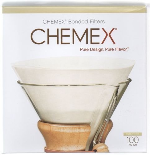 Chemex Pre Folded Circle Coffee Filter (100 Filters) N7