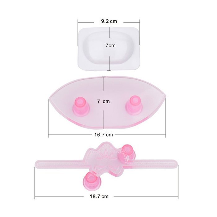 Ckeyin &reg; 3pcs Handbag Shape Plastic Fondant Cake Mold Tools for DIY Birthday Wedding Cake Sugar Craft Decorating N2