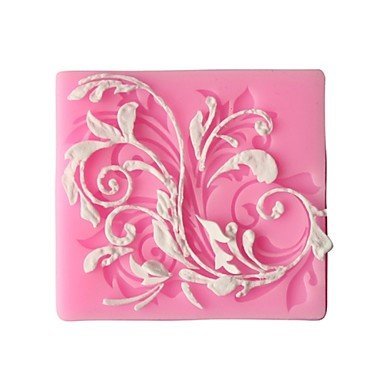 Sher Flower Decorative pattern Fondant Cake Cake Chocolate Silicone Molds,Decoration Tools Bakeware N2