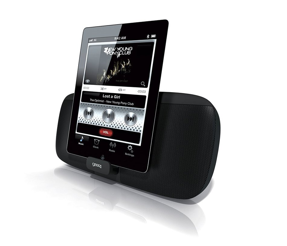 Gear4 HouseParty Portable Docking Speakers for MP3 Players (Black)