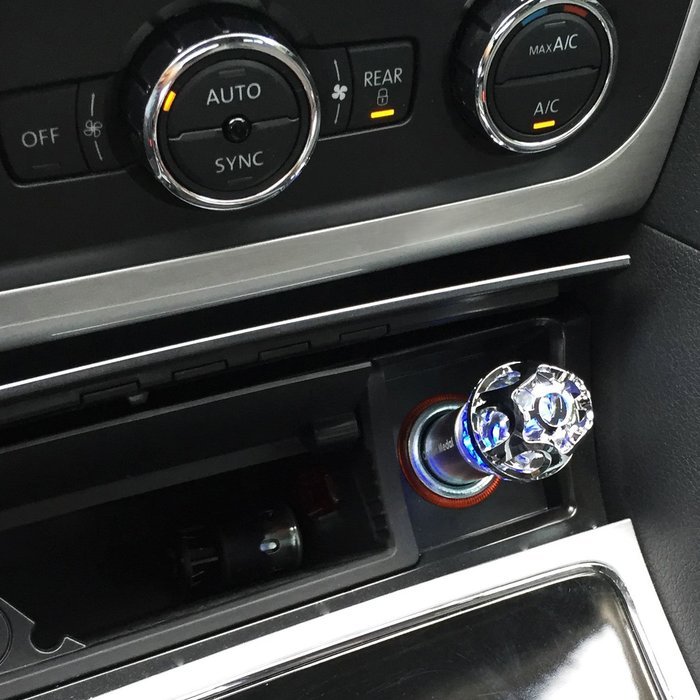 Ocean Medal Car Air Purifier Freshener Car Ionic Air Purifier Latest 2015 (Silver) N5