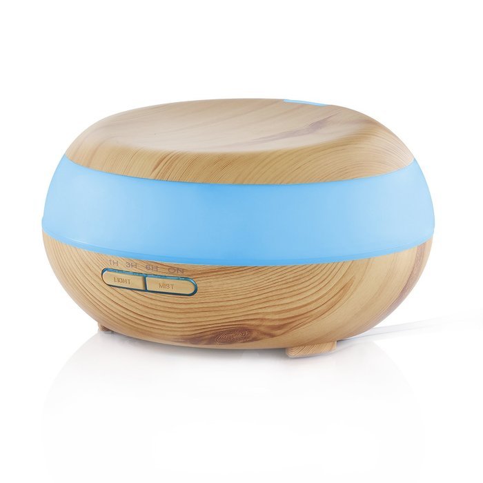 Anypro Aromatherapy Essential Oil Diffuser Ultrasonic Cool Mist Humidifier 300ml Wood Grain N6