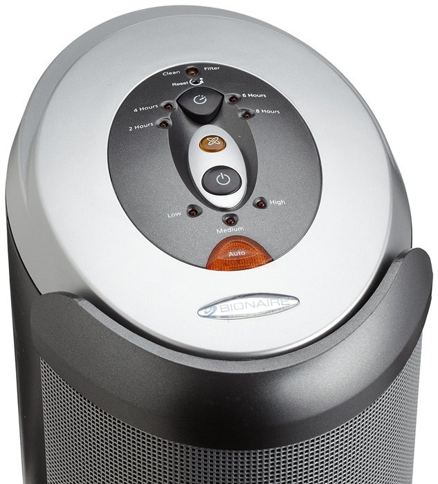 Bionaire BAP1700-U PERMAtech Tower Air Purifier with Timer and Air-Quality Sensor