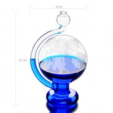 Novelty Gadget Weather Forecast Glass-Blown Globe Storm Barometer N5