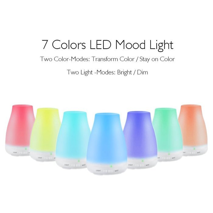 Yoga Mist Diffuser 22 OZ Portable Cool Mist Baby Humidifier Mini Ultrasonic Essential Oil Vaporizer with Whisper... N4