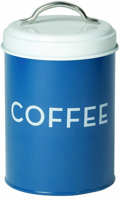 Now Designs Coffee Tin, Turquoise