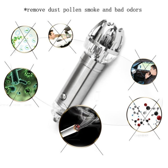 Ehonestbuy Nature Car Air Purifier / Car Ionizer / Mini Auto Car Gadget Pure Air Odor Cleaner & Smoke Remover... N5