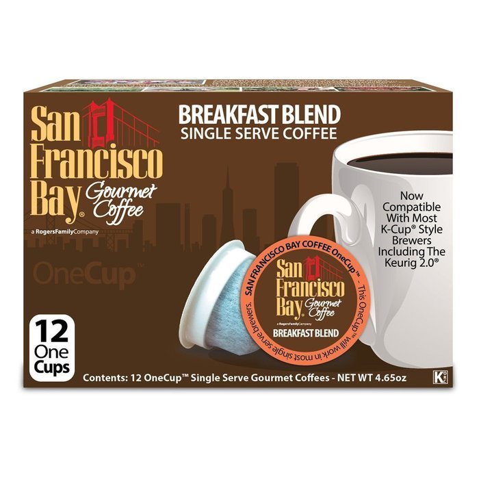 San Francisco Bay Breakfast Blend 24 One Cups for Keurig K-Cup Brewers N2
