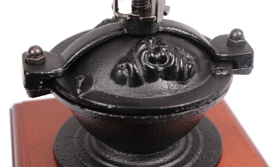 Manual Cast Iron Coffee Bean Grinder with Drawer