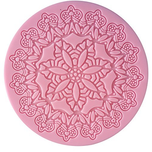 Creblue Decoration New Cake Silicone Fondant Crown Lace Mold Cake Decorating Tools Baking Kitchen Accessories...
