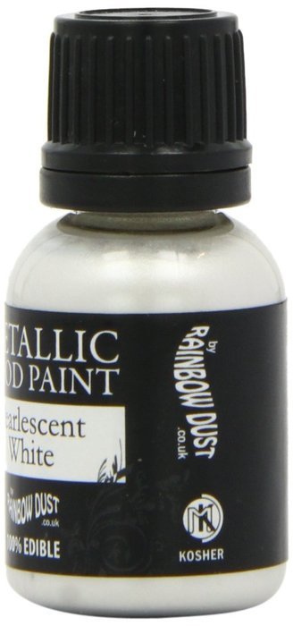Rainbow Dust Metallic Paint Pearlescent White