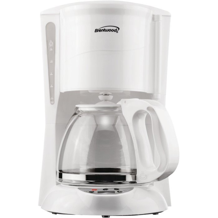 Brentwood TS-218B 12-Cup Digital Coffee Maker, Black