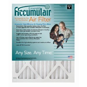20x23x1 (Actual Size) Accumulair Emerald 1-Inch Filter (MERV 6) (6 Pack) N5