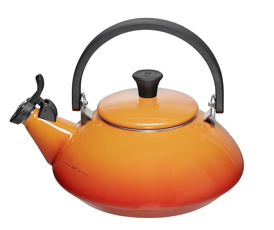 Le Creuset Flame Enamel On Steel Zen Tea Kettle, 1.5 Quart
