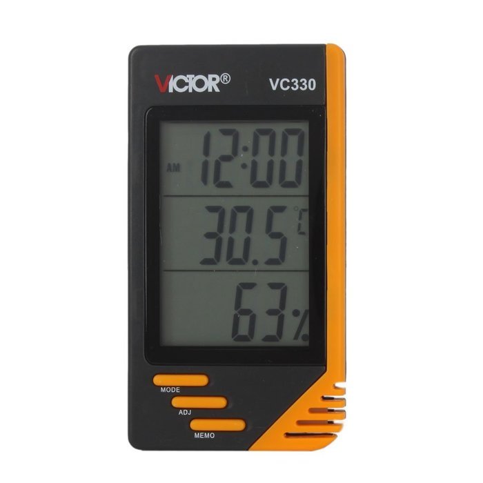 Z ZTDM LCD Digital Indoor and Outdoor Thermometer and Humidity Meter Monitor