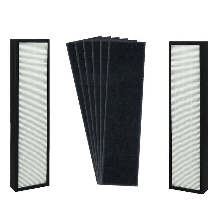 Premium True HEPA Replacement Filter 2 Pack Including 6 Carbon Pre Filters for AC5000 Series Germ Guardian Air... N7