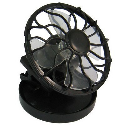 Mini Clip-on Solar Power Cell Travel Cooling Cool Fan by Online-Enterprises N4