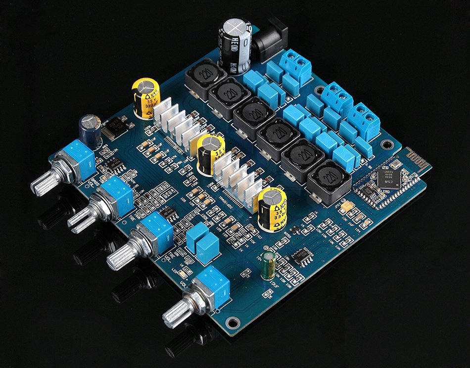 Douk Audio TPA3116 2.1 50WX2+100W+ Bluetooth Class D power amplifier Completed board New N2