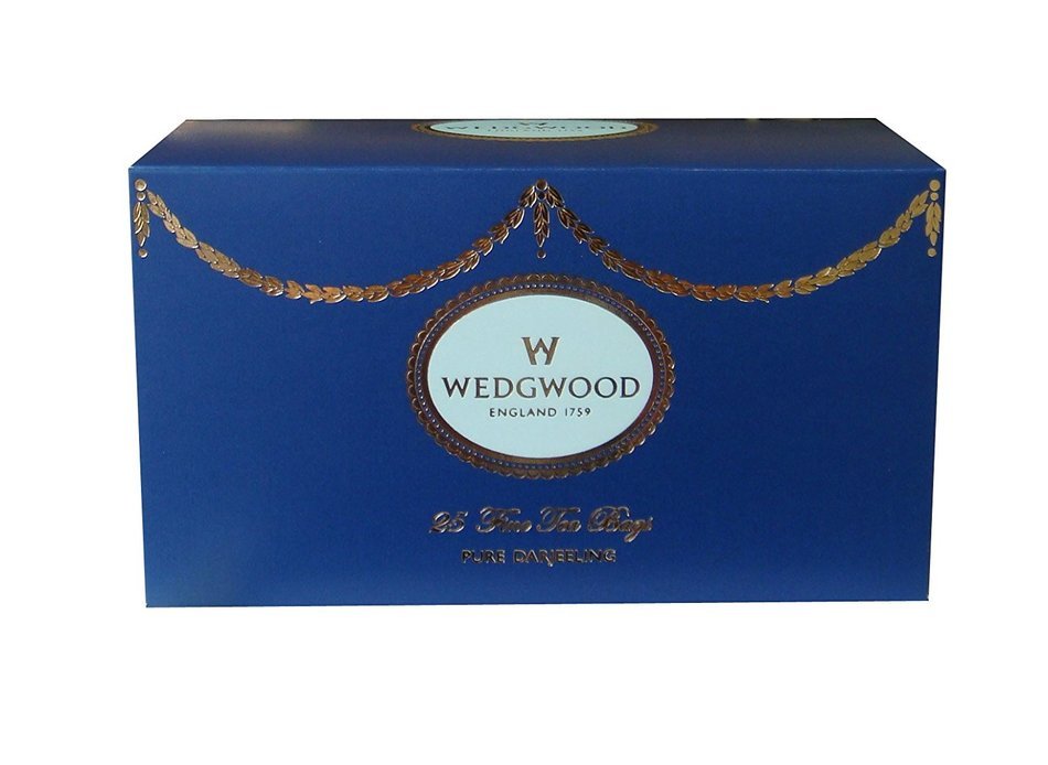 Wedgwood Everyday Luxury Pure Darjeeling Teabags (Box of 25), Blue