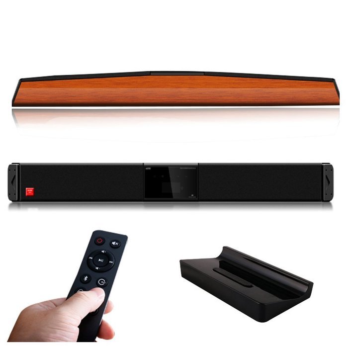 KEJEE HIFI 3D Home Sound Bar Bass Subwoofer 33 Inch with Touchable Function Screen Bluetooth Optical AUX AV USB... N2