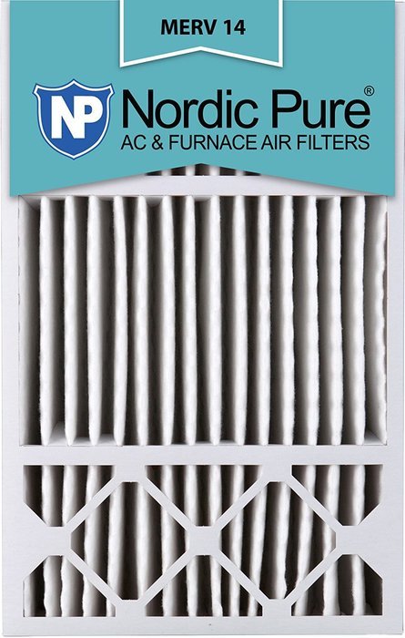 Nordic Pure 16x25x5HM14-2 Honeywell Replacement Air Filter, Box of 2