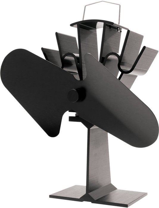 Valiant FIR362 Ventum 2 Heat Powered Stove Fan, Satin Black N5