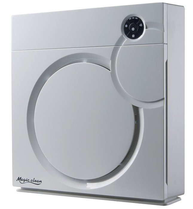 Spt Hepa Air Purifier with Ion Flow Technology, White