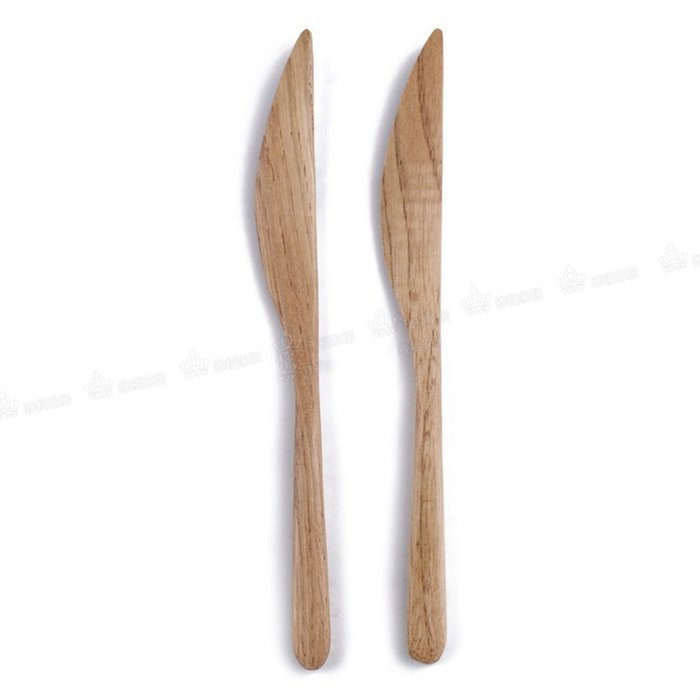 XH&reg; 4pcs Hand-made Solid Wood Honey Mixing Bar Carved Hollow-out Spoon 7"x1" (Honey Dippers)