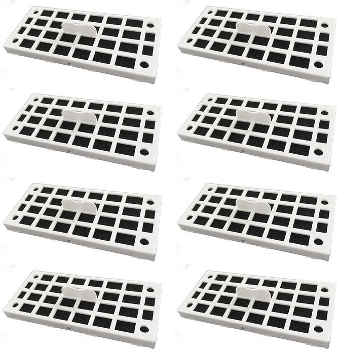 Replacement Air Deodorizer Filter Compatible GE Cafe Series Refrigerator Odor Removed - 8 Filters
