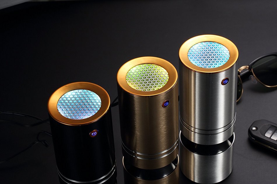 OVTECH Car Air Purifier Ionizer for Car Home Office with 12V Adapter Removes Dust Cigarette Smoke Bacteria Odor... N5