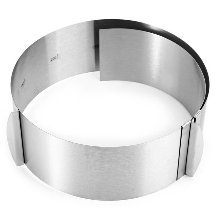 Adjustable Size( 6-12'')Cake Mold Mousse Setting Ring with Stainless Steel