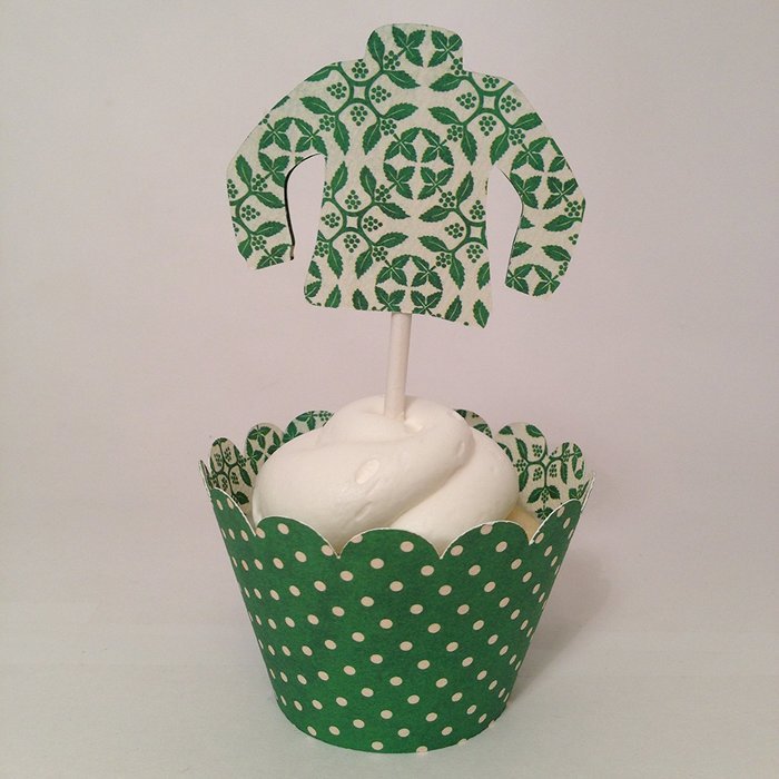 Ugly Sweater Christmas Cupcake Toppers, Set of 12 N2