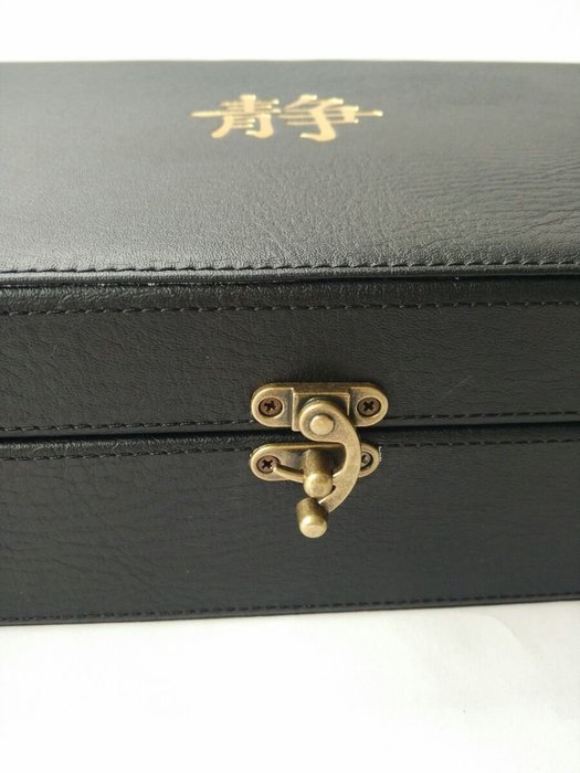 Serenity Tea Wooden and Leather Tea Box With 8 Equally Divided Compartments N6