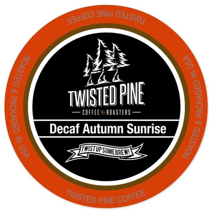 Twisted Pine Decaf Creme Brulee Flavored Coffee, Single-Serve Cups for Keurig K-Cup Brewers, 24 Count N4