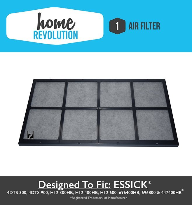 Essick Air Home Revolution Brand Replacement Air Filter; Fits 4DTS 300, 4DTS 900, H12 300HB, H12 400HB, H12 600...