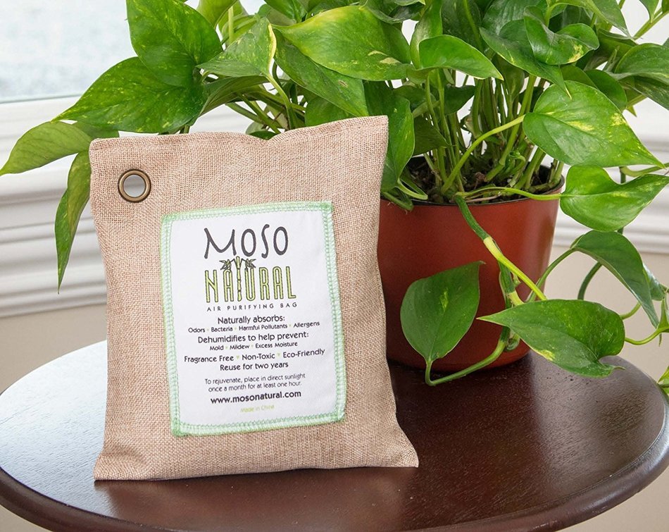 Two (2) Moso Natural Air Purifying Bags 1-200g and 1-500g (Natural) N10