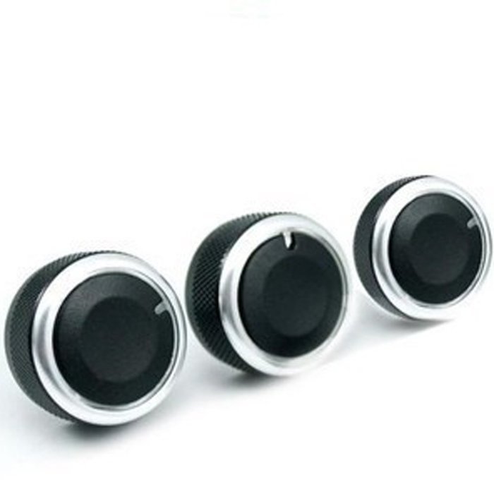 Yosa Aluminum alloy air conditioning knob AC Knob for Nissan TIIDA GENISS VN200 LIVINA 04-10 Sylphy 2012 ,3pcs... N2