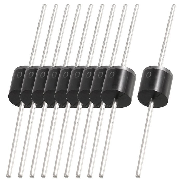 SODIAL(R) 10 Pcs Molded Plastic Case 1000V 10A Rectifier Diodes 10A10