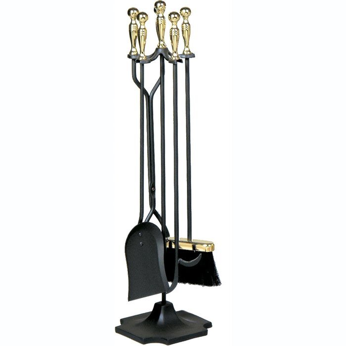 UniFlame Pawn Top Fireplace Tool Set N2
